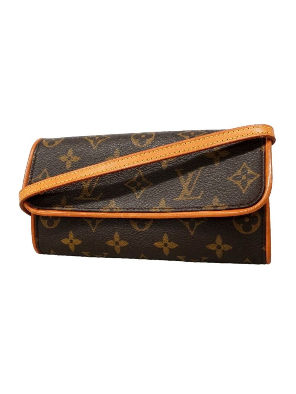Louis Vuitton Shoulder Bag Monogram Pochette Twin PM Brown